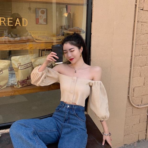 一字領性感上衣