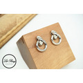 純銀耳針質感圓圈耳環_3