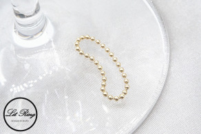 14k包金細緻圓珠鍊戒  (  1.5 / 1.6 / 1.65 / 1.7 / 1.8 )