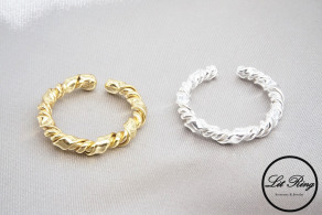 純銀纏繞扭結戒指  ( 1.6 ~ 1.8 )