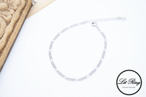 純銀華爾滋細鍊條手鍊