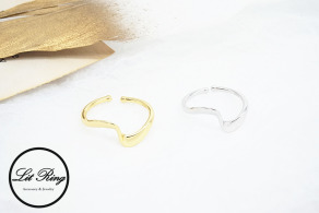 純銀時光河流戒指 ( 1.6 ~ 1.8 )