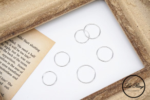 925純銀簡約線戒 (2／1.9／1.8／1.7／1.65／1.6／1.5／1.45／1.4 ／1.3 )