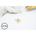 14k金銅鍍璀璨星星耳骨夾_5