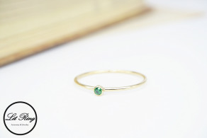 14k包金翠綠鋯石戒指 ( 1.6 / 1.7 / 1.8 )