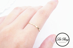 14k包金波光刻面戒指 ( 1.6 / 1.65 / 1.7 / 1.8 )