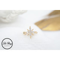 14k金銅鍍璀璨星星耳骨夾