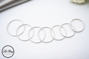 純銀細緻麻花戒指 ( 2 / 1.9 / 1.8／1.7／1.65／1.6／1.5／1.45／1.4 )