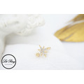 14k金銅鍍璀璨星星耳骨夾_2