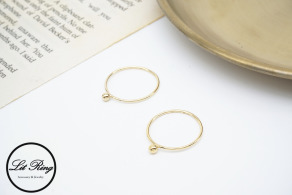 14k包金小圓珠戒指 ( 1.6 / 1.7 / 1.8 )