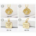 18k金銅鍍金幣項鍊_2