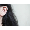 純銀簡約鏡面耳骨夾_8