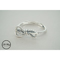 純銀復古麻花蝴蝶結戒指 ( 1.6 ~ 2.2 )_7
