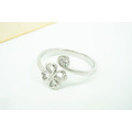 純銀幸運草戒指 ( 1.6 ~ 1.8 )