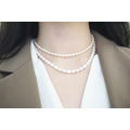 純銀優雅天然珍珠項鍊