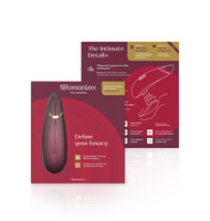 德國 Womanizer Premium 2 吸吮愉悅器 | 酒紅