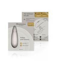德國 Womanizer Premium 2 吸吮愉悅器 | 白灰