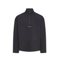 Mens Quarter Zip Soft Shell 半開拉鍊軟殼中層-黑色