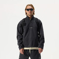 Mens Quarter Zip Soft Shell 半開拉鍊軟殼中層-黑色_2