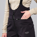 Women High Waisted BIB Pant 滑雪吊帶褲-黑色_5