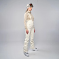 Women High Waisted BIB Pant 滑雪吊帶褲-暖白色_1