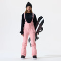 Women High Waisted BIB Pant 滑雪吊帶褲-冰粉色