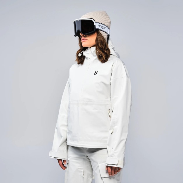 Women 2L Anorak Jacket 半開滑雪外套-暖白色