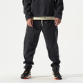 Mens Travel Pants Soft Shell 旅行軟殼中層褲-黑色_1
