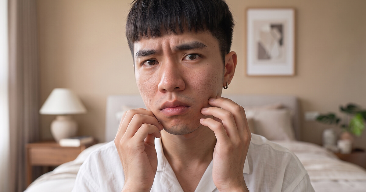 男生毛孔粗大怎麼辦？很多人拼命清粉刺，問題其實不在毛孔