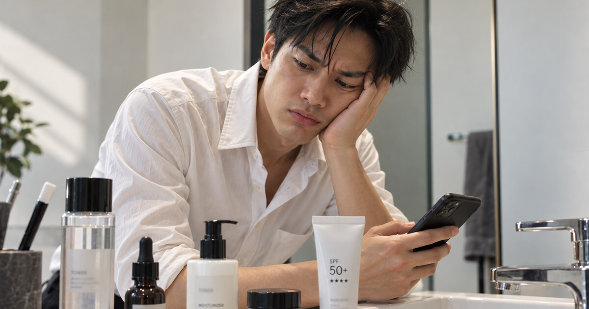 男生早上保養太麻煩？防曬＋保養其實可以一起做