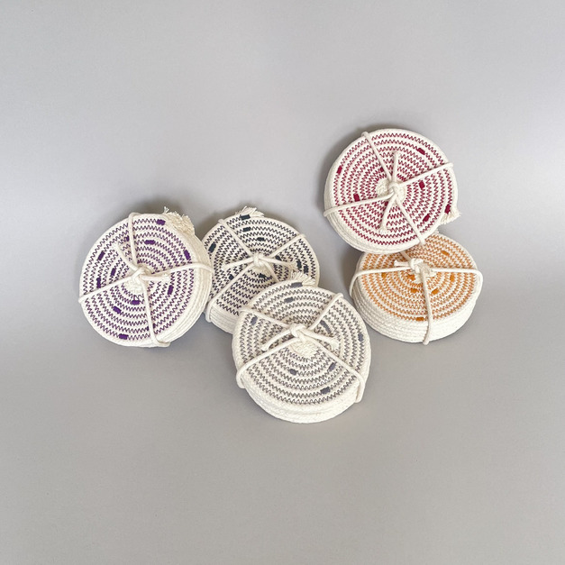 小圓杯墊組-漩渦