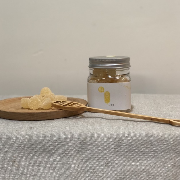 ★鮮果Q ├屏東金桔┤ 蜂金桔軟糖－小方瓶120公克