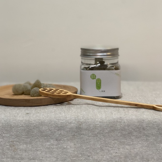 ★鮮果Q ├在地檸檬龍潭綠茶┤ 蜂檸檬綠軟糖－小方瓶120公克