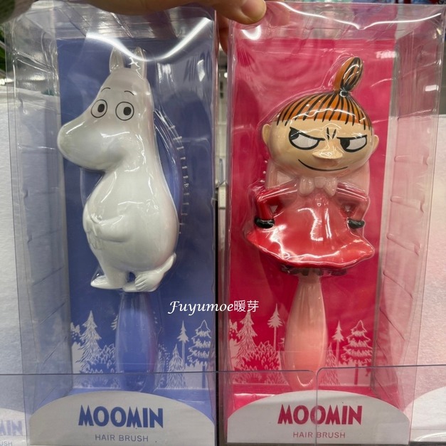 Fuyumoe暖芽⏩日本代購✈Moomin 小不點/嚕嚕米 造型梳子/立體手握梳