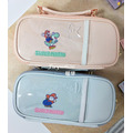 Fuyumoe暖芽⏩日本購物✈瑪利歐 5面收納/可手提/雙拉鍊鉛筆袋/收納包✈耀西 大容量 分層收納 文具包