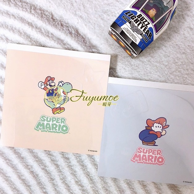 Fuyumoe暖芽⏩日本購物✈日本製 Mario 瑪利歐 便條紙/memo/筆記本✈留言紙 便條本 隨身便條紙