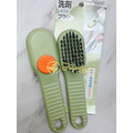 Fuyumoe暖芽⏩日本購物✈可裝清潔劑刷子/廚房/生活用品✈多功能 鞋刷 洗滌劑刷 清潔刷 短柄 手持刷子_1
