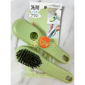 Fuyumoe暖芽⏩日本購物✈可裝清潔劑刷子/廚房/生活用品✈多功能 鞋刷 洗滌劑刷 清潔刷 短柄 手持刷子_3
