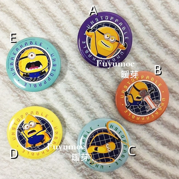 Fuyumoe暖芽⏩日本購物✈神偷奶爸 超級小小兵 別針/徽章/裝飾/胸針✈穿搭 配件 怪盜格魯 變身 一番賞