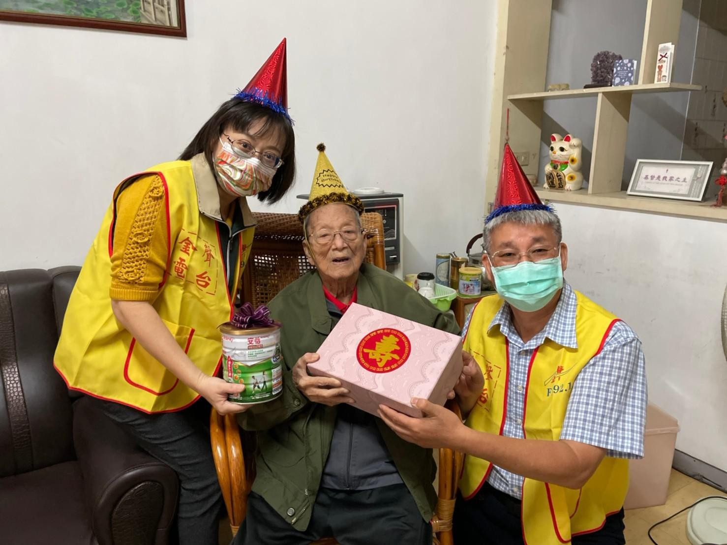敬老101歲人瑞李爺爺