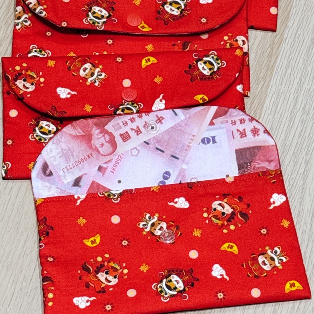 手作 布作 紅包袋 / 存摺包（招財馬）
