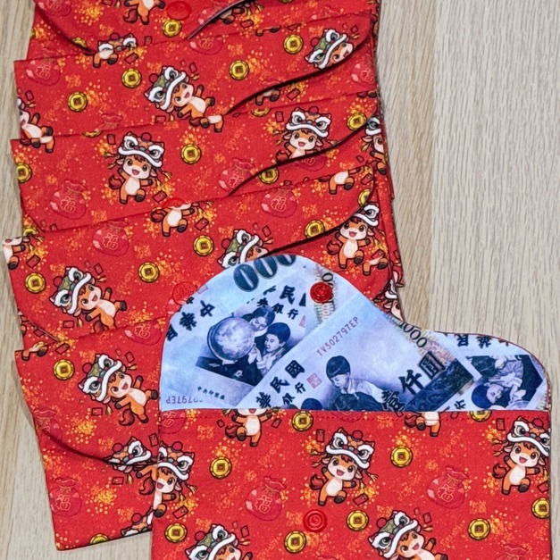 手作 布作 紅包袋 / 存摺包（喜慶馬）