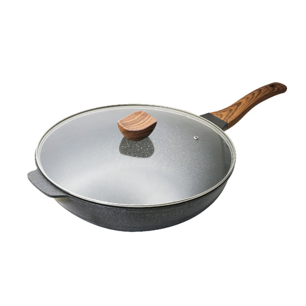 清水輕石嚴選不沾炒鍋32CM