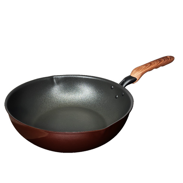 [新品上架]清水美味滿溢不沾深炒鍋30CM