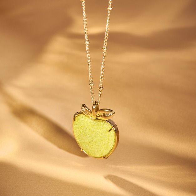 【商品】奇門水晶琉璃汐孔天璣靈璽金蘋項鍊