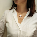cross b necklace_十字架b項鍊