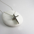 cross b necklace_十字架b項鍊_1