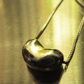 bean heart necklace_豆子心項鍊_1