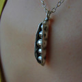 peapod necklace_豌豆夾項鍊