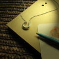 horseshoe m necklace_馬蹄鐵m項鍊